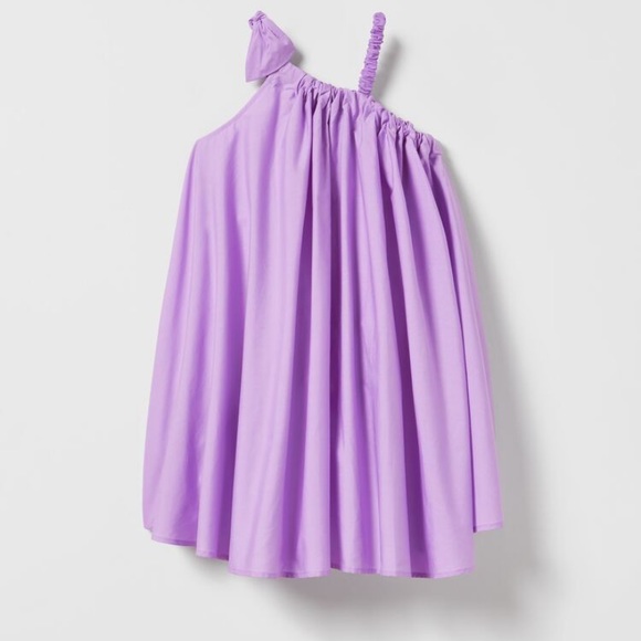 Zara | Dresses | Zara Poplin Asymmetric Dress | Poshmark